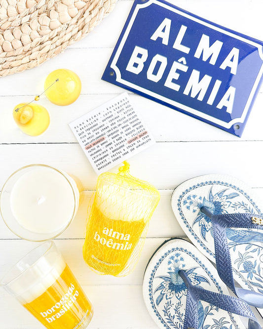 Vela Aromática • Cerveja no Copo Americano • Brasilidades