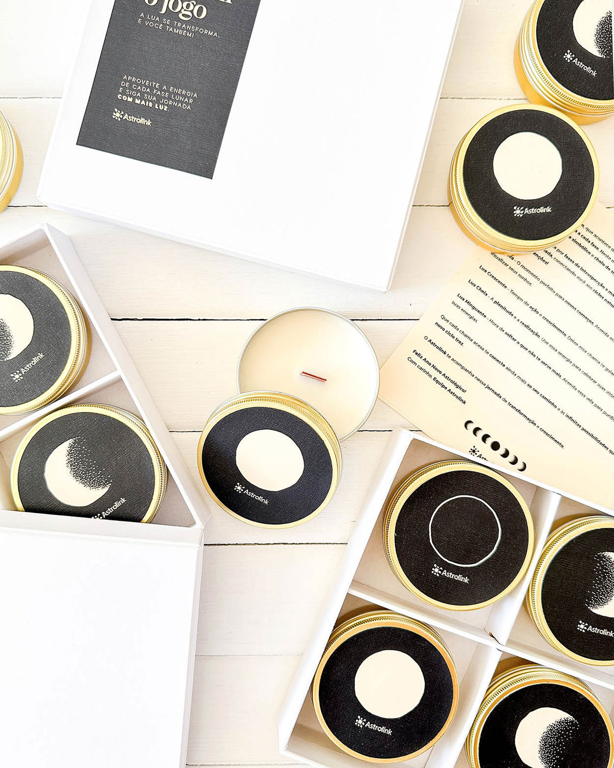 Brindes Personalizados • Presente Fases da Lua → 5 Unidades