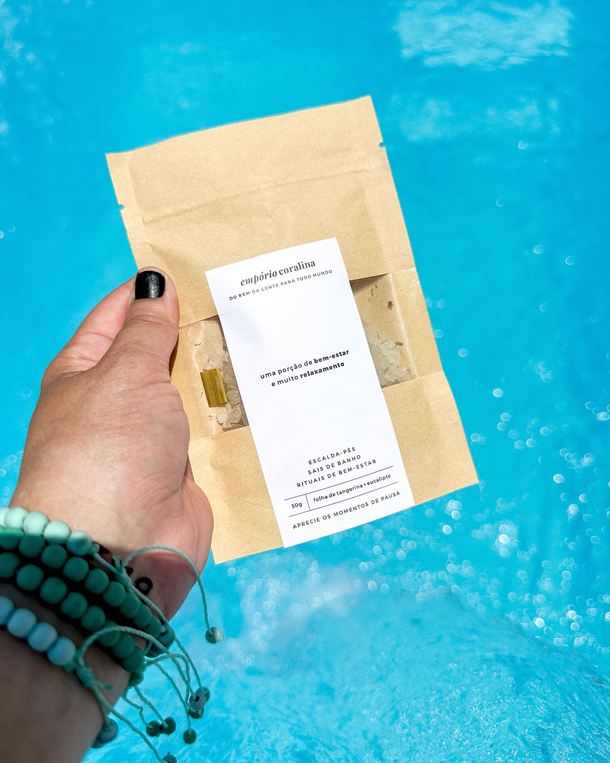 Banho de Sal Grosso • Coleção Novos Começos • Sachê Kraft