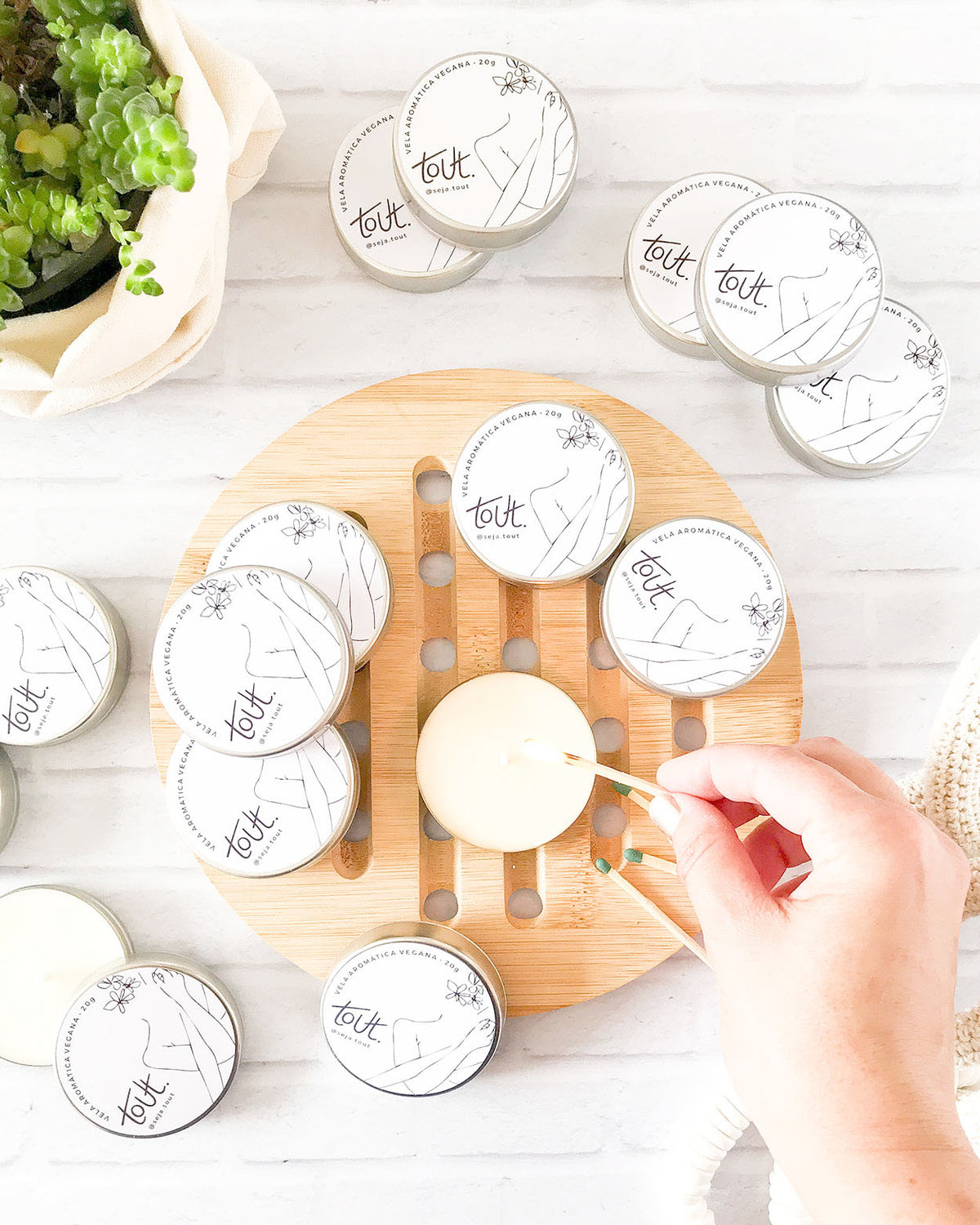 Brindes Personalizados • Vela Aromática Meant To Be → 10 Unidades