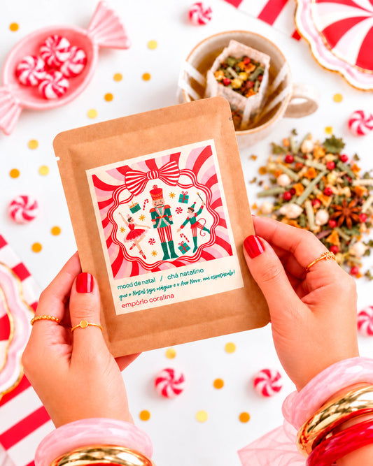 Chá Natalino Personalizado · Mood de Natal · Drip Tea → 10 Unidades
