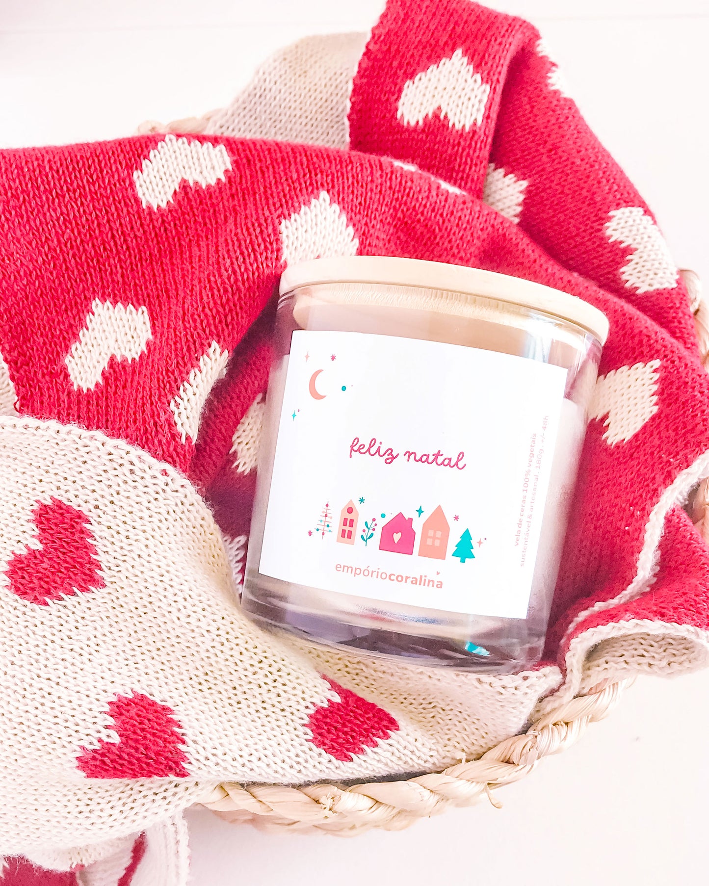 Vela Aromática • Bossa • Coleção Feliz Natal