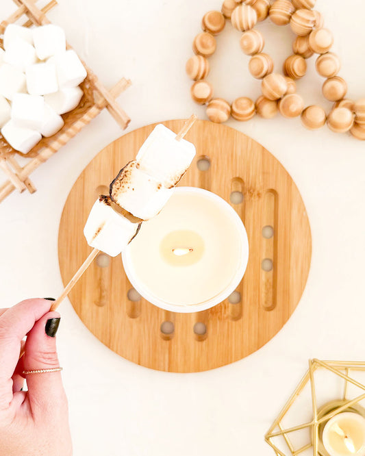 Vela Aromática Vegana • Toasted Marshmallow • Bossa