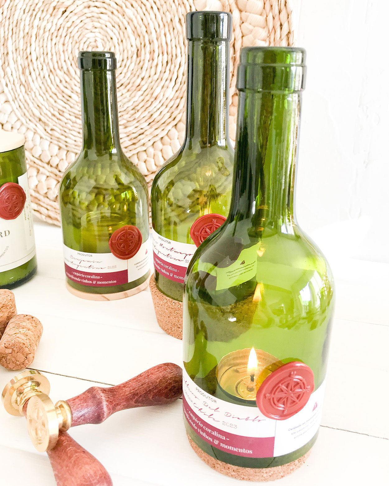 Presente É Tempo de Vinho • Design Circular → Coleção Wineyard