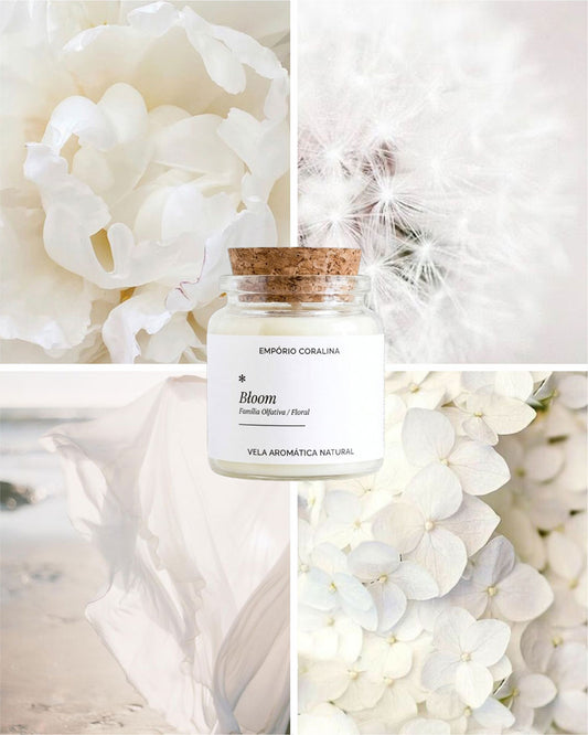 Vela Aromática Cora • Bloom • Magnólia & Peônia