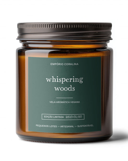 Vela Aromática • Whispering Woods • História de Natal