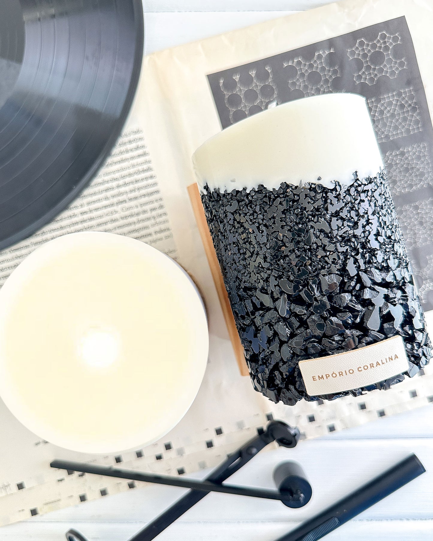 Velas Aromáticas - Pedras & Cristais • Basalto M