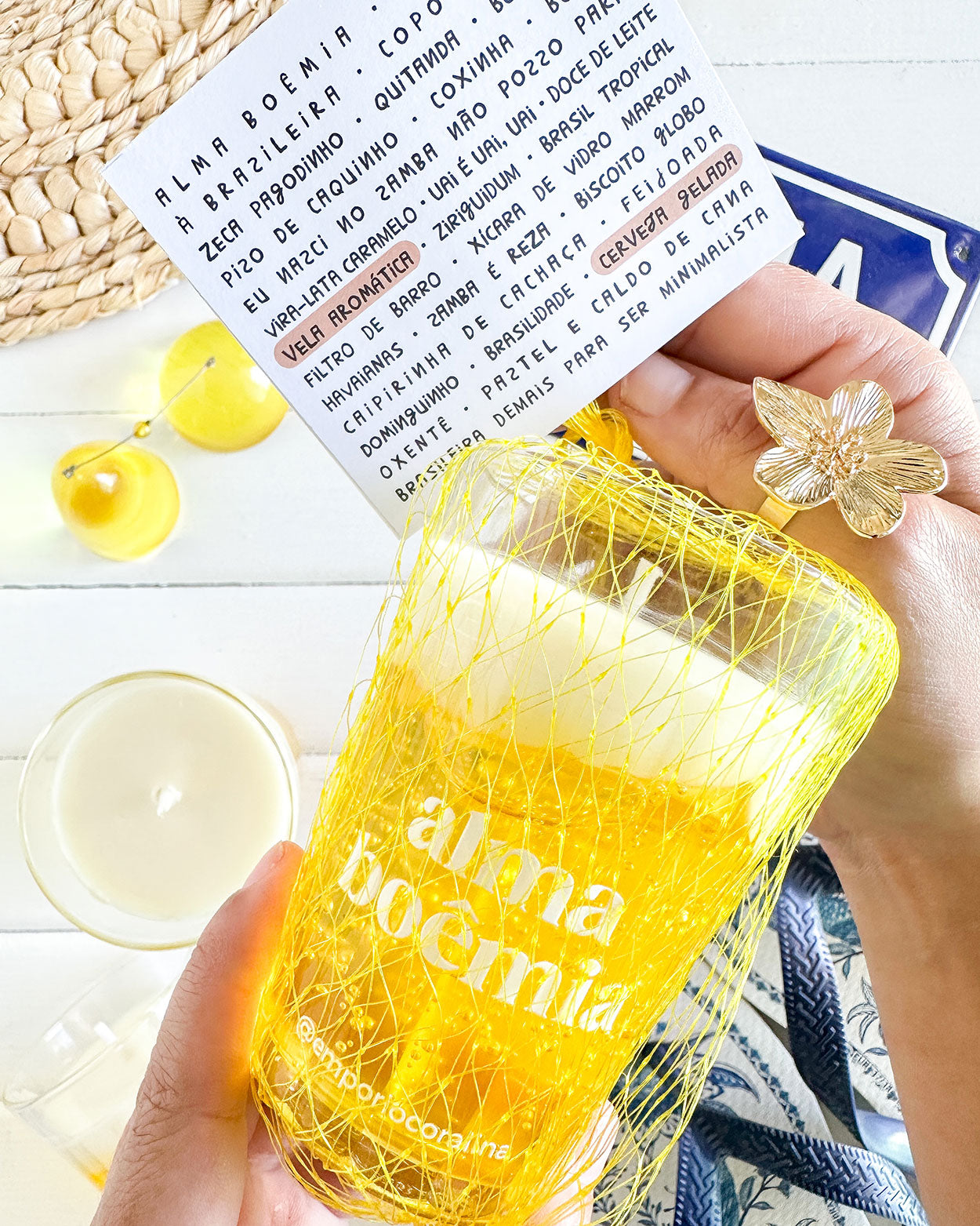 Vela Aromática • Cerveja no Copo Americano • Brasilidades