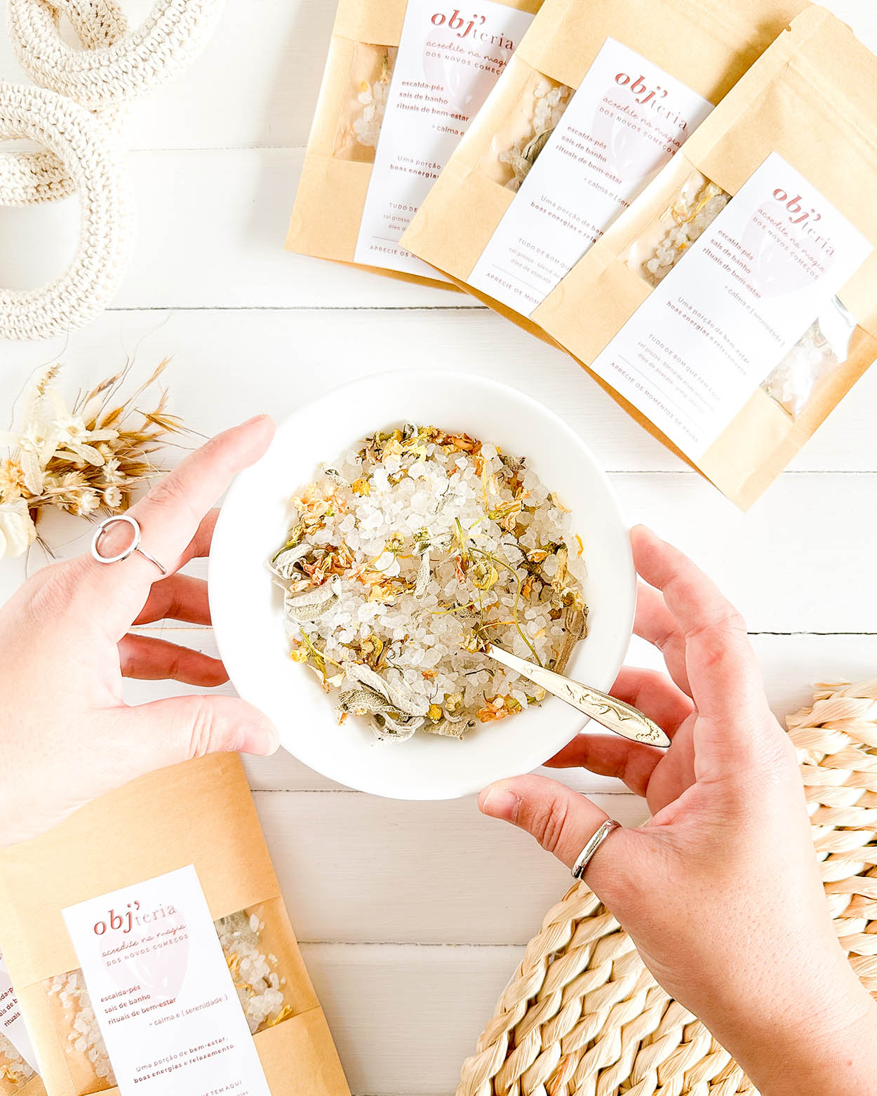 Escalda-Pés e Sais Aromáticos • Sachê