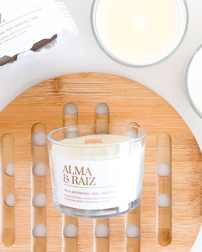 Brindes Personalizados • Vela Aromática Aconchego → 10 Unidades