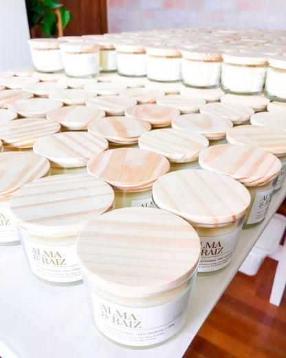 Brindes Personalizados • Vela Aromática Aconchego → 10 Unidades