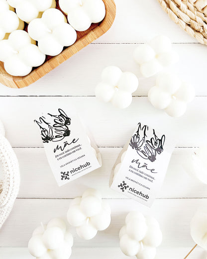 Brindes Personalizados • Vela Aromática Bubble Mini → 10 Unidades