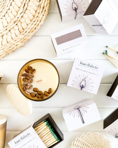 Brindes Personalizados • Presente Coffee Match → 5 Unidades