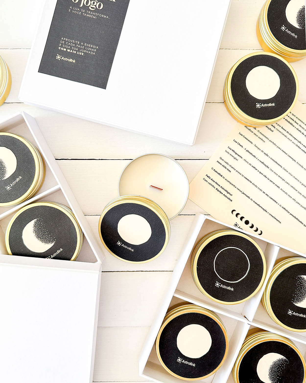 Brindes Personalizados • Presente Fases da Lua → 5 Unidades