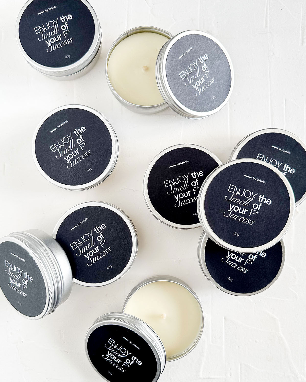 Brindes Personalizados • Vela Aromática Travel Tin → 10 Unidades
