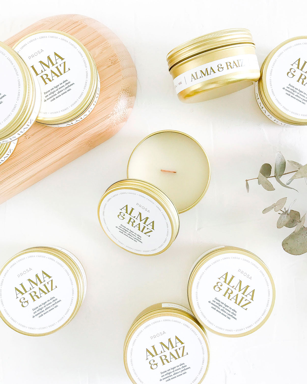 Brindes Personalizados • Vela Aromática Travel Tin → 10 Unidades