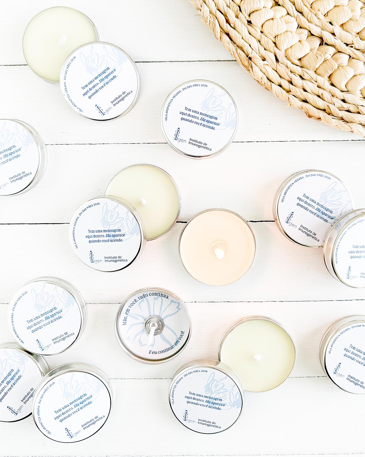 Brindes Personalizados • Vela Aromática Meant To Be • Mensagem Surpresa → 10 Unidades