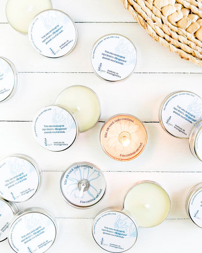 Brindes Personalizados • Vela Aromática Meant To Be • Mensagem Surpresa → 10 Unidades