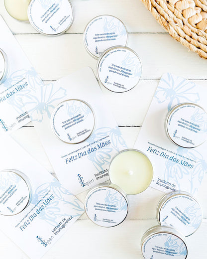 Brindes Personalizados • Vela Aromática Meant To Be • Mensagem Surpresa → 10 Unidades