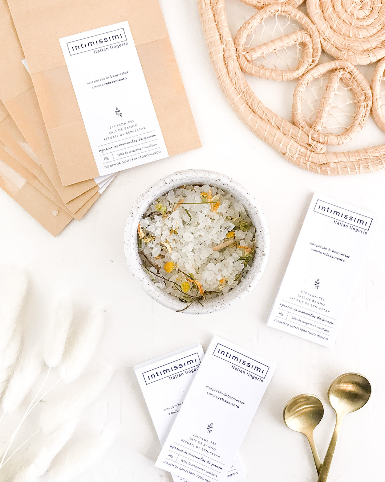 Escalda-Pés e Sais Aromáticos • Sachê