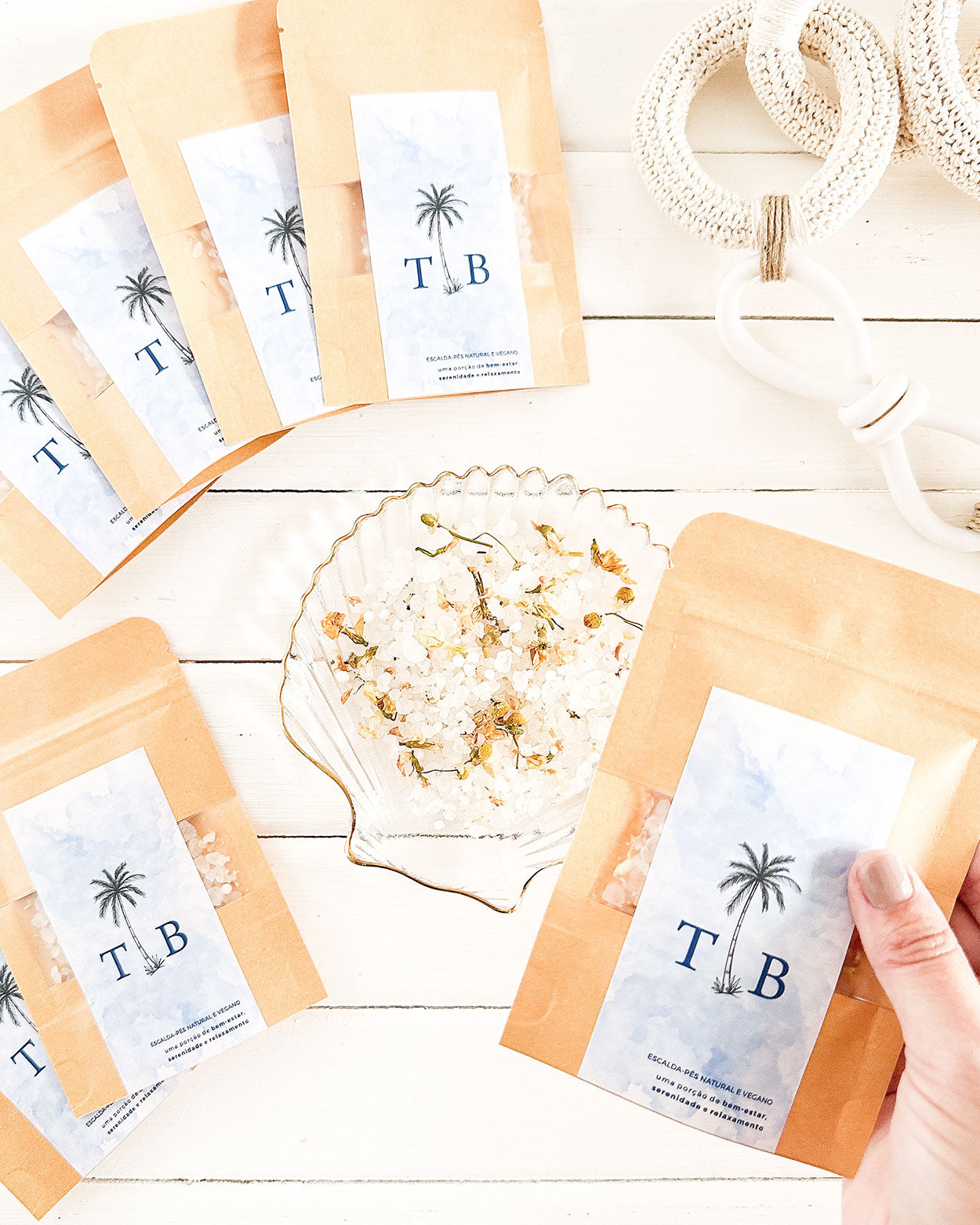 Escalda-Pés e Sais Aromáticos • Sachê