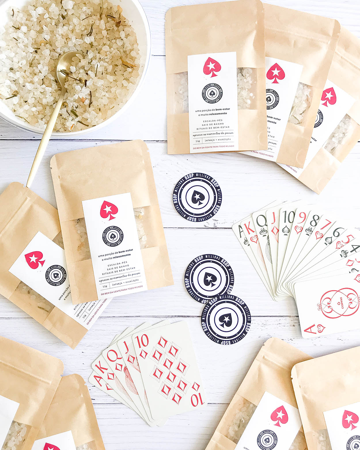 Escalda-Pés e Sais Aromáticos • Sachê