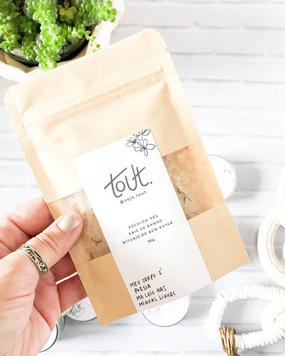 Escalda-Pés e Sais Aromáticos • Sachê