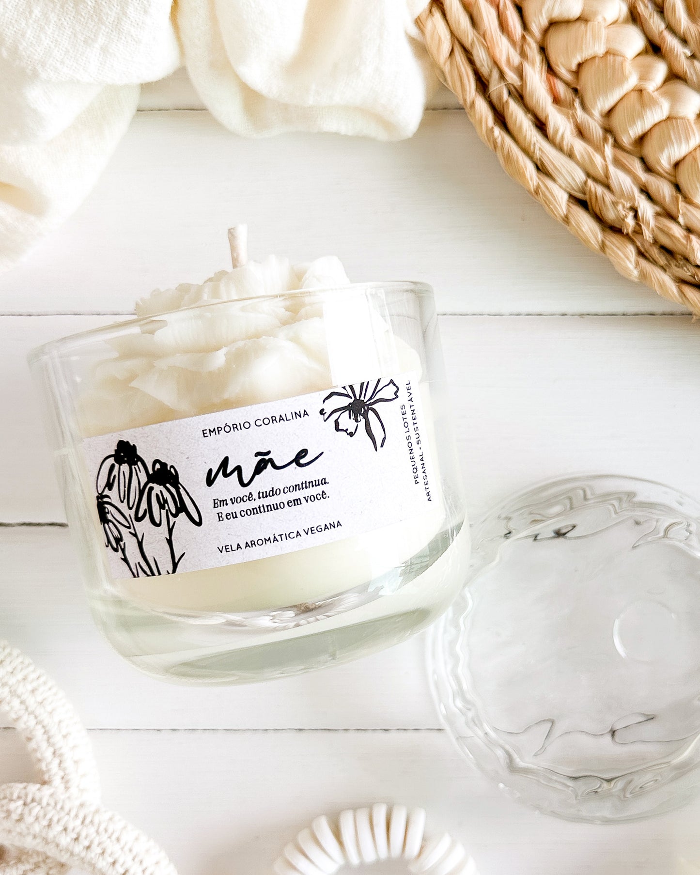 Vela Aromática Peônia • Edição Dia das Mães
