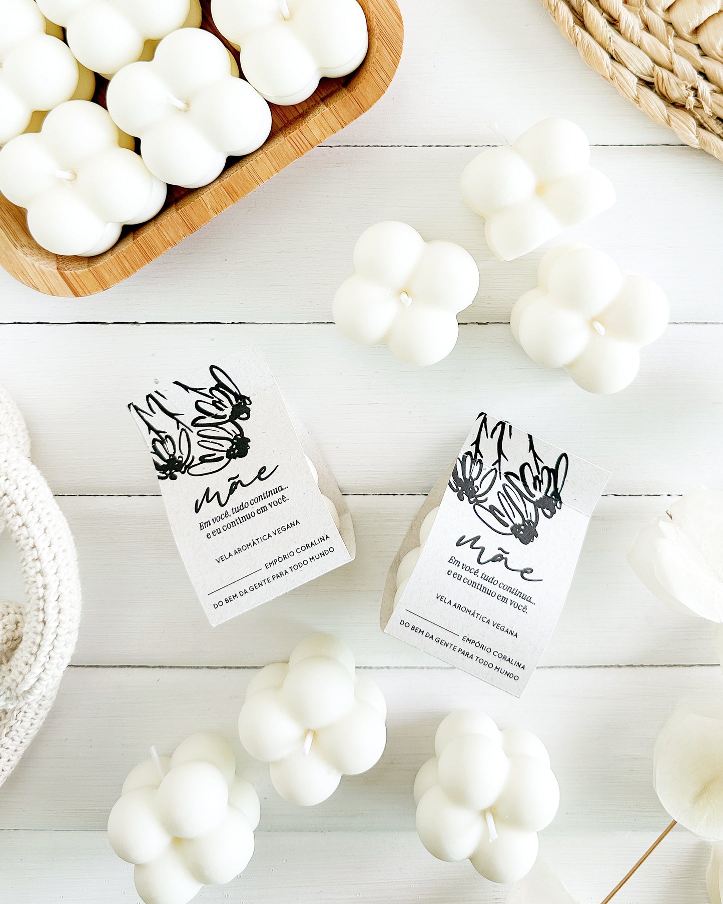 Vela Aromática Mini Bubble • Dia das Mães
