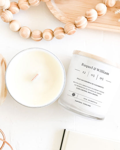 Presente de Casamento • Velas Personalizadas