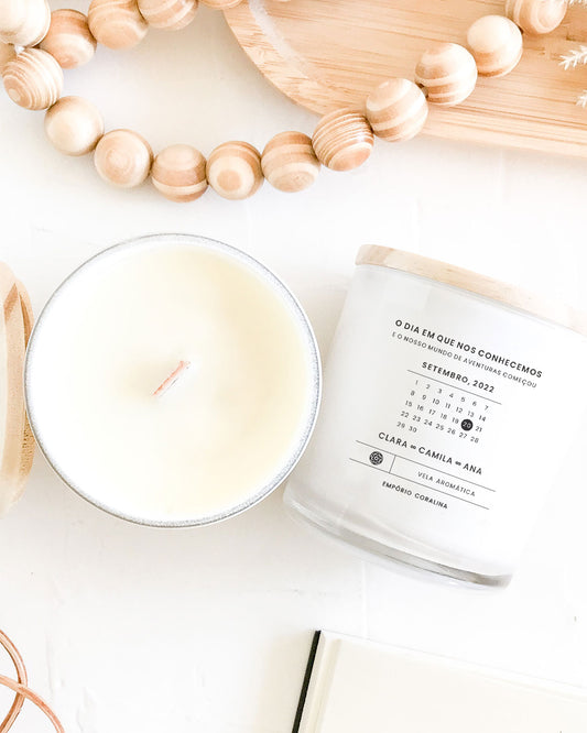 Presente Nosso Encontro • Velas Personalizadas