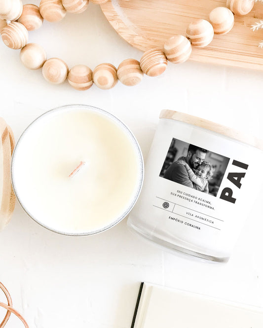 Presente Dia dos Pais • Velas Personalizadas