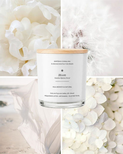 Vela Aromática Bossa • Bloom • Magnólia & Peônia