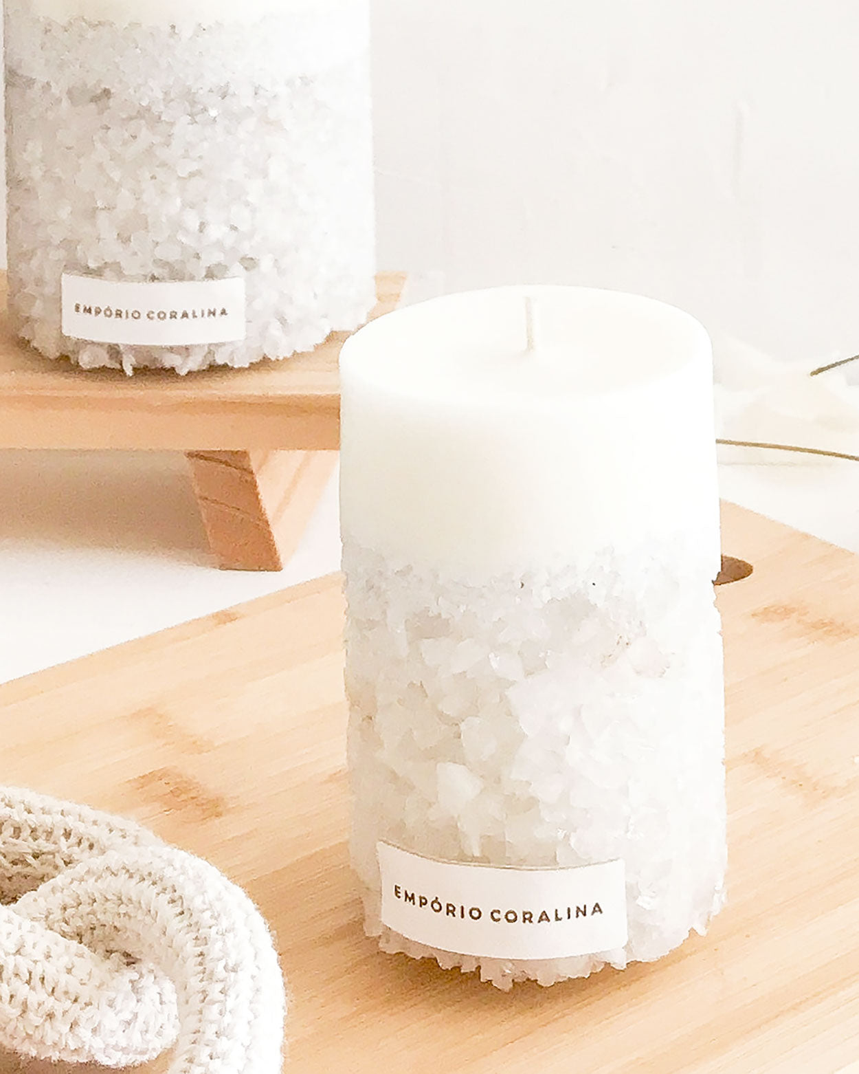 Velas Aromáticas - Pedras & Cristais • Cristal de Quartzo M