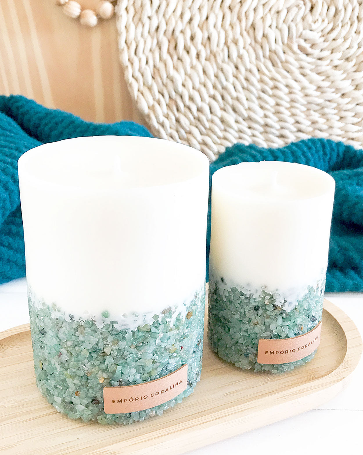 Velas Aromáticas - Pedras & Cristais • Quartzo Verde M