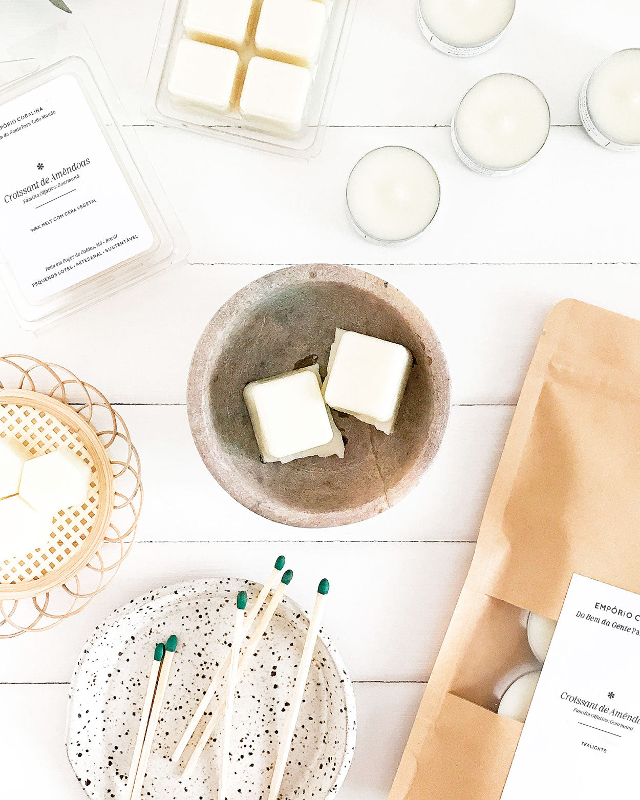 Wax Melts • Pastilhas Aromáticas • Diversos Aromas
