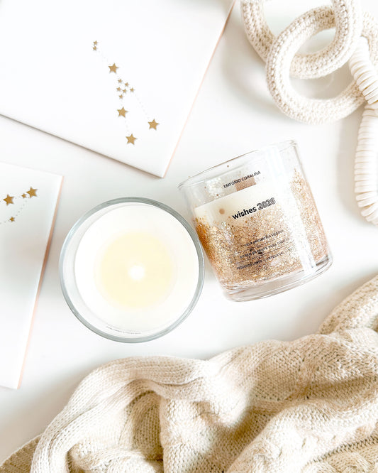 Vela Aromática Vegana • Wishes 2026