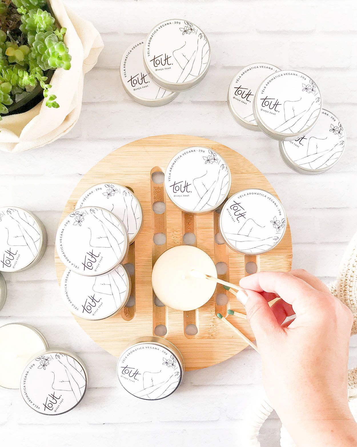 Brindes Personalizados • Vela Aromática Meant To Be → 10 Unidades