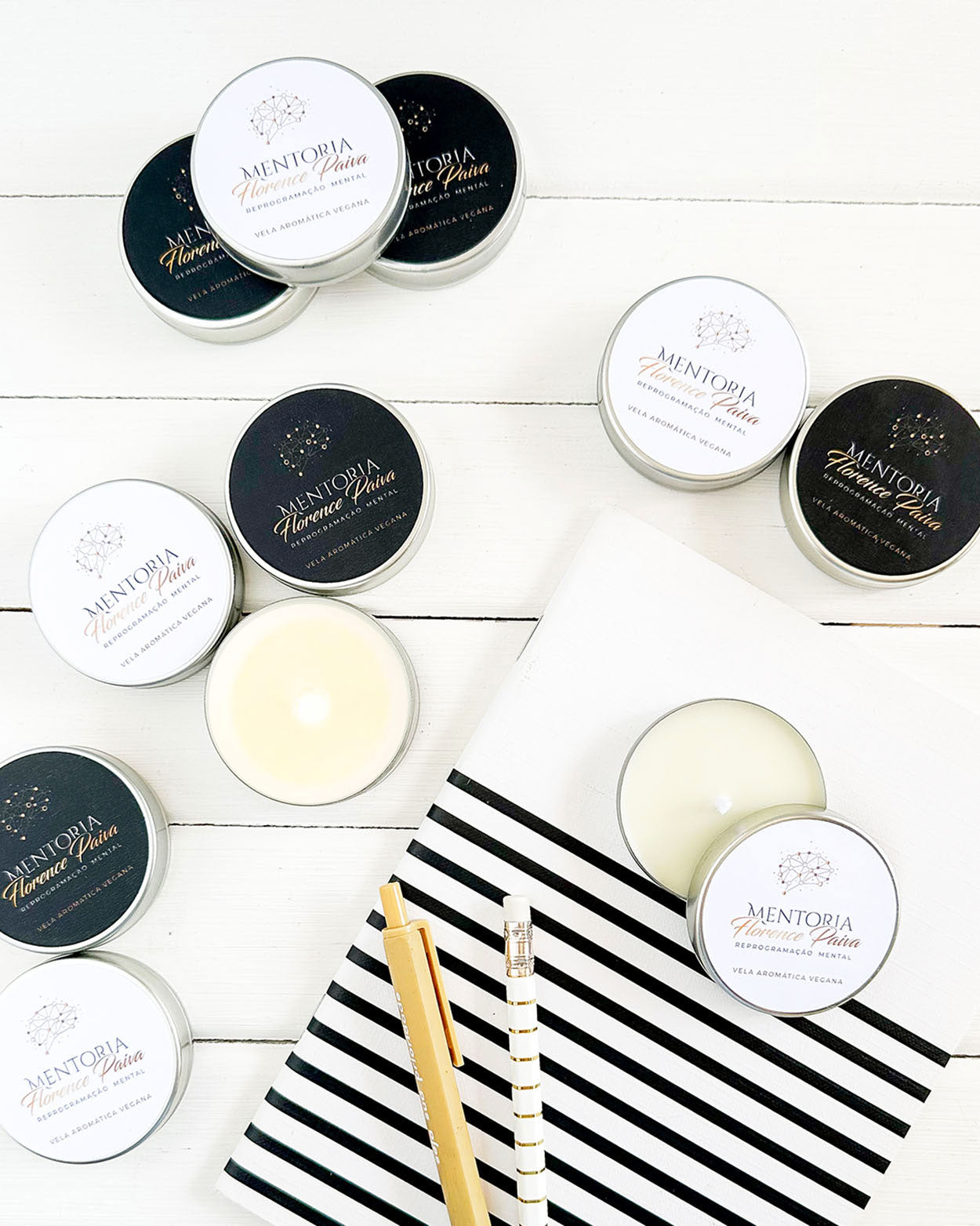 Brindes Personalizados • Vela Aromática Meant To Be → 10 Unidades