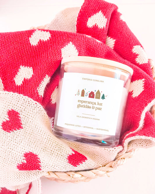 Vela Aromática • Bossa • Coleção Feliz Natal
