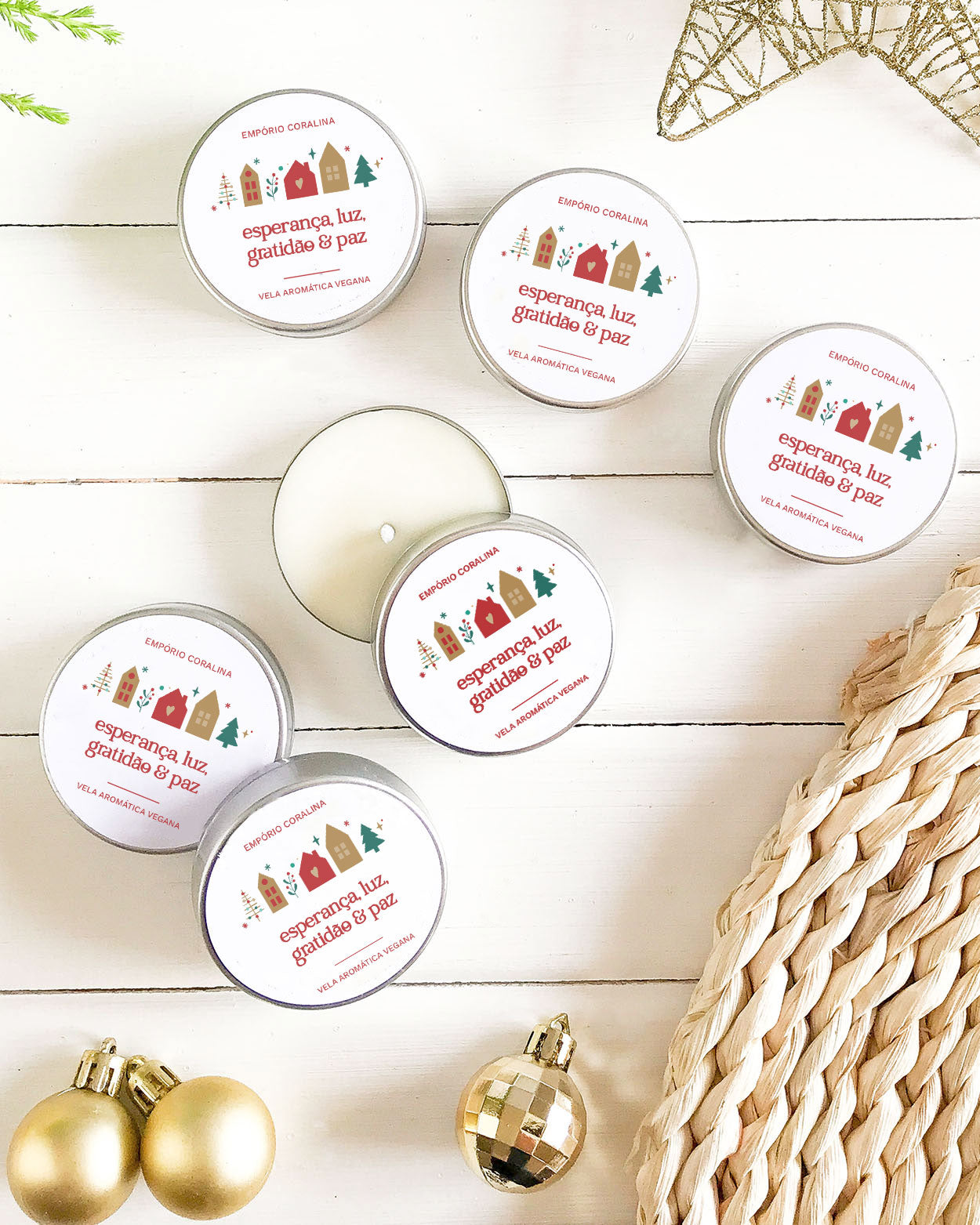 Vela Aromática • Meant To Be • Coleção Feliz Natal