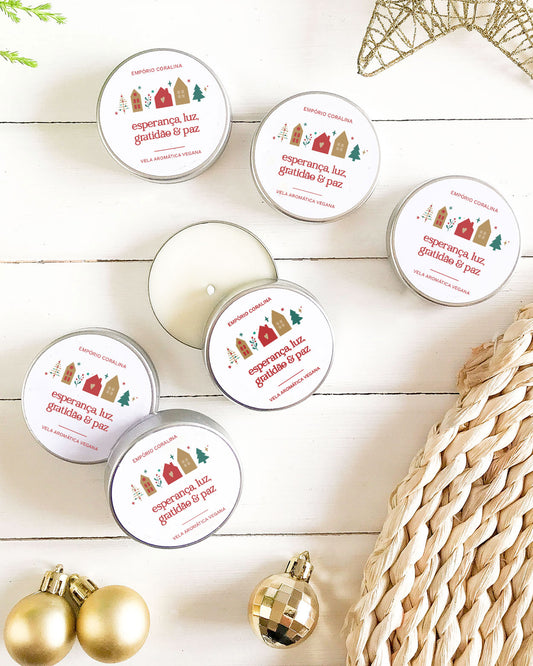 Vela Aromática • Meant To Be • Coleção Feliz Natal