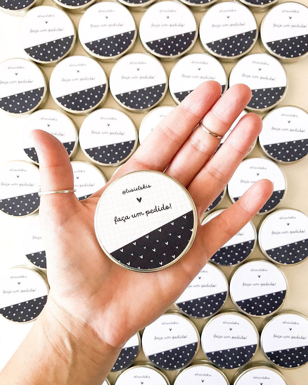 Lembranças Personalizadas • Vela Aromática Meant To Be → 10 Unidades