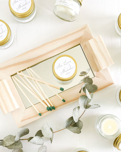 Lembranças Personalizadas • Vela Aromática Essência → 10 Unidades