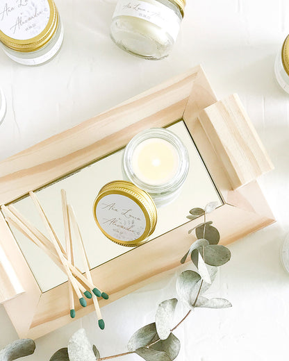Lembranças Personalizadas • Vela Aromática Essência → 10 Unidades