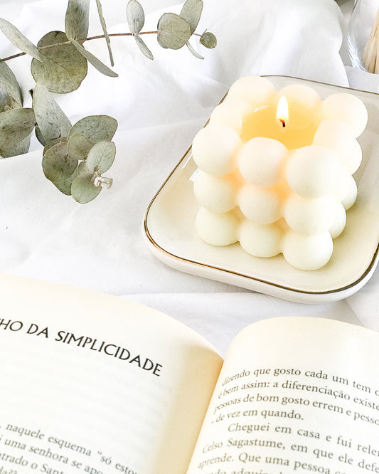 Vela Aromática Vegana • Bubble