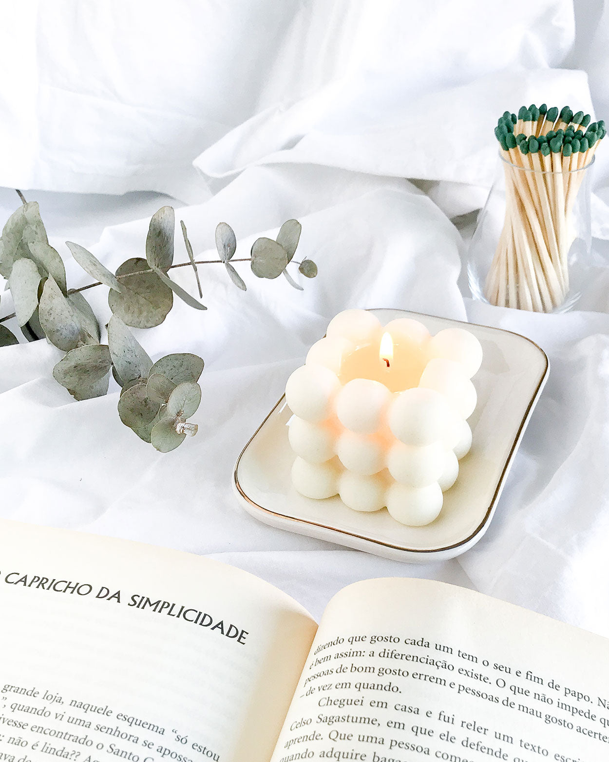 Vela Aromática Bubble • Diversos Aromas