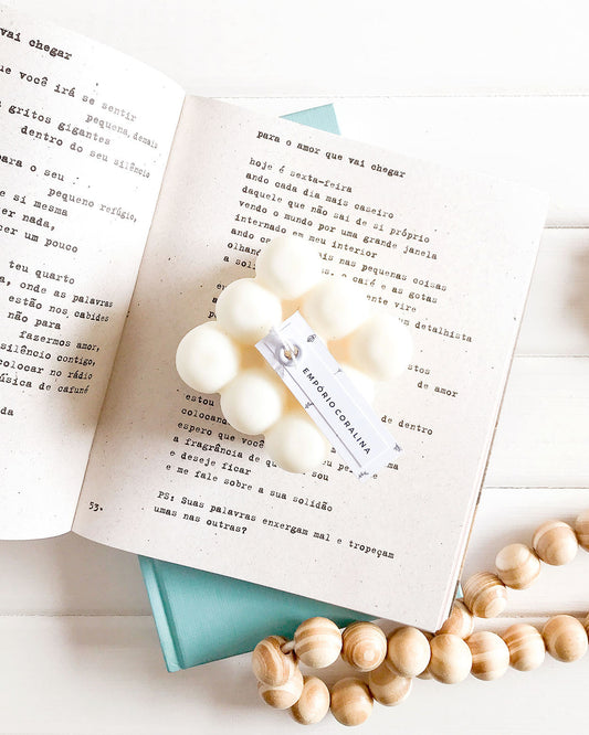 Vela Aromática Vegana • Bubble