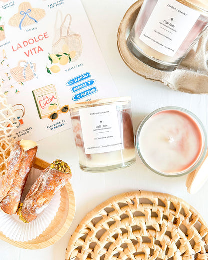 Vela Aromática Café Latte → Coleção O Café das Pequenas Alegrias