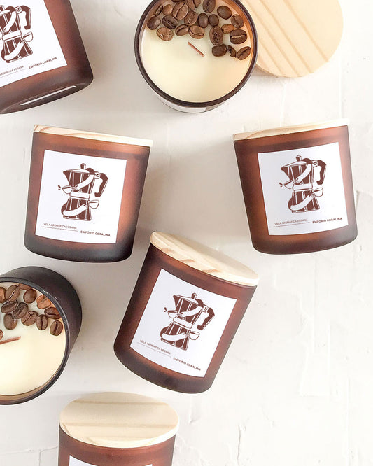 Vela Aromática Vegana • Moka Hug